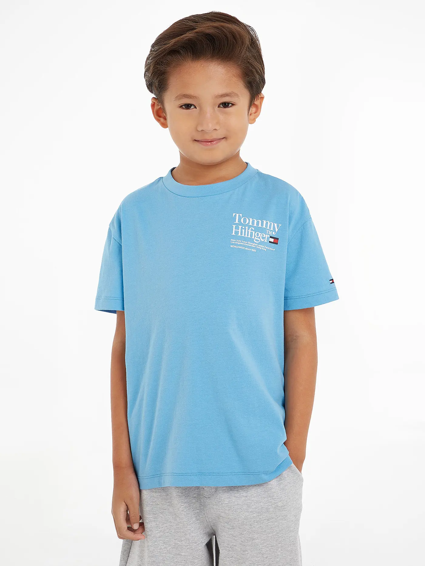 TOMMY HILFIGER | Jungen T-Shirt | hellblau
